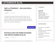 Tablet Screenshot of lattenroste.us
